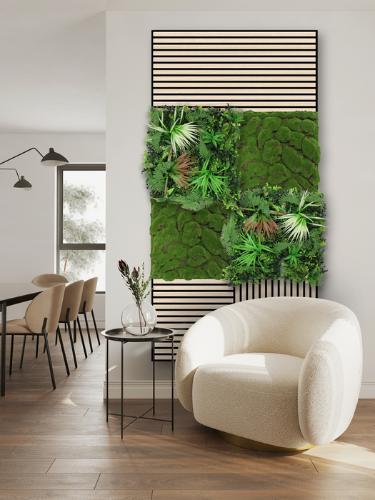 Jangal Modular Wall plantepanel 52 x 52 cm - Exotic Mix